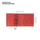 Pebble Red Tri-Fold TBC Travellers Journal | Passport