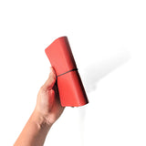 Pebble Red Tri-Fold TBC Travellers Journal | Passport