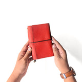 Pebble Red Tri-Fold TBC Travellers Journal | Passport