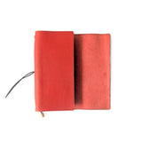 Pebble Red Tri-Fold TBC Travellers Journal | Slim