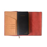 Pebble Red Tri-Fold TBC Travellers Journal | Slim