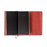 Pebble Red Tri-Fold TBC Travellers Journal | Slim