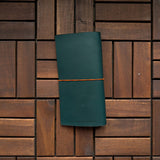 RS // Pine Green w/ Tan Pen Capsule TN Journal Cover - Slim