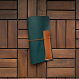 RS // Pine Green w/ Tan Pen Capsule TN Journal Cover - Slim