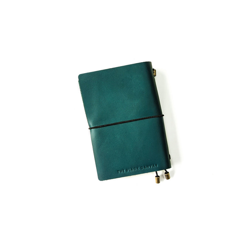 Pine Green TBC Travellers Journal | A6 [Italian Vachetta]