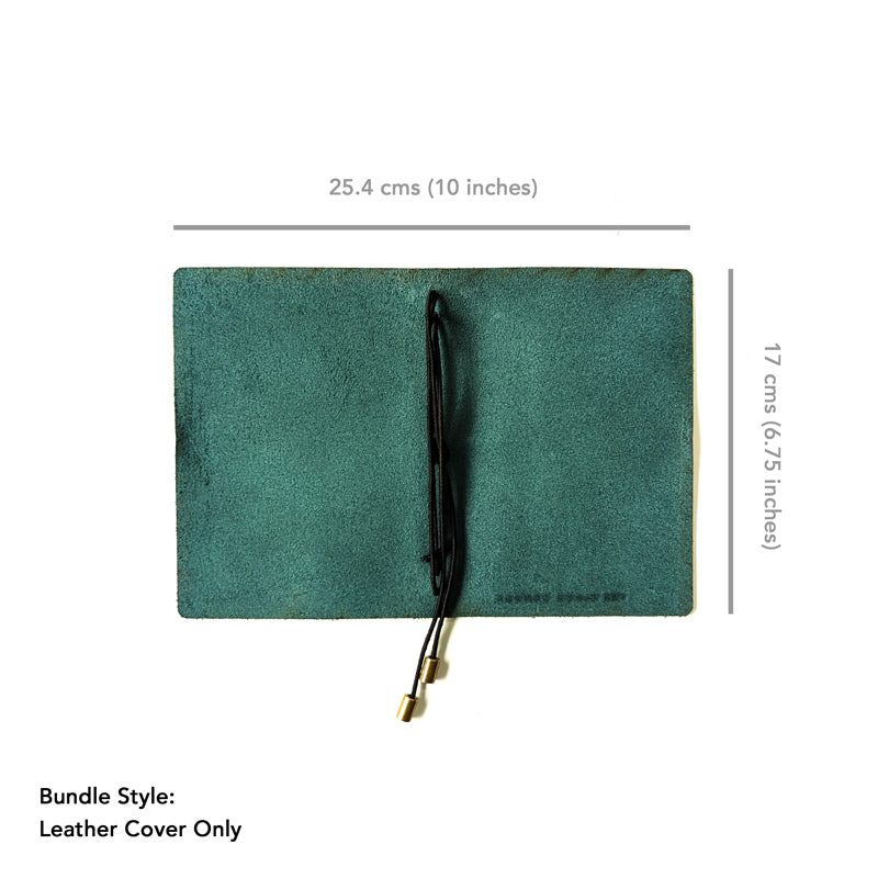 Pine Green TBC Travellers Journal | A6 [Italian Vachetta]