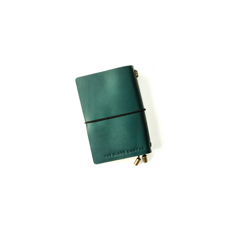 Pine Green TBC Travellers Journal | Passport [Italian Vachetta]