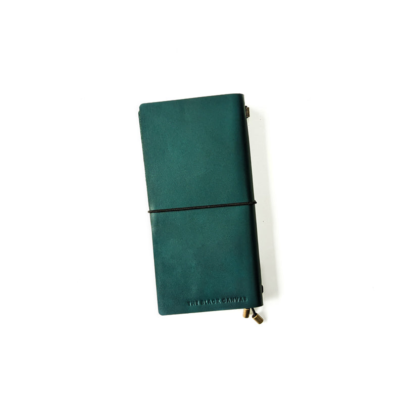 Pine Green TBC Travellers Journal | Slim [Italian Vachetta]