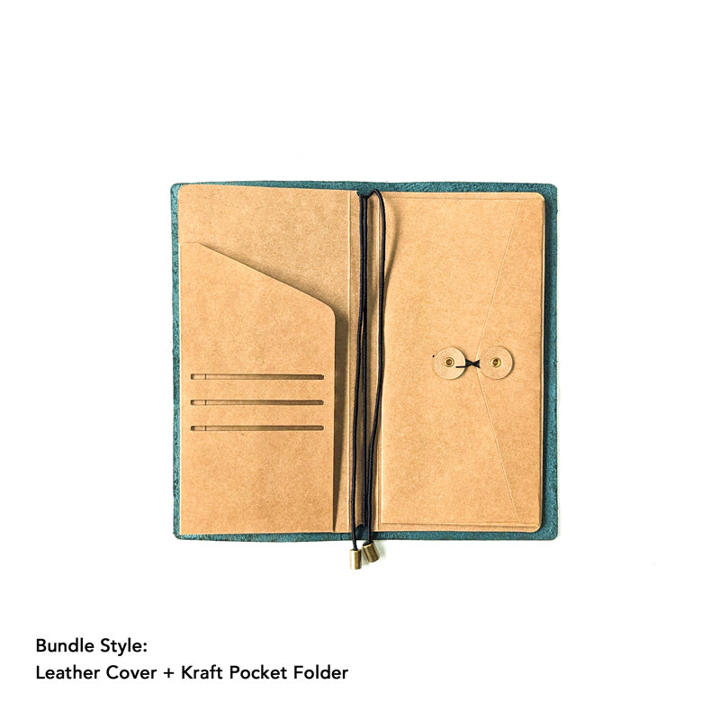 Pine Green TBC Travellers Journal | Slim [Italian Vachetta]