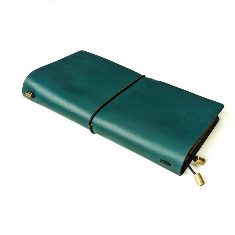 Pine Green TBC Travellers Journal | Slim [Italian Vachetta]