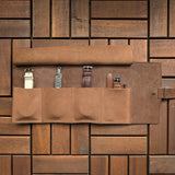 4 Slot Watch Roll - Rustic Brown Waxy