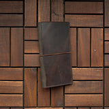 RS // Safari Brown w/ Cola Brown Pocket TN Journal Cover - Slim