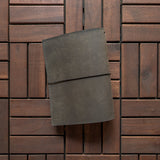 RS // Safari Brown w/ Navy Blue Full Pocket Journal Cover - A5