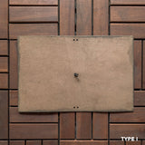 RS // Safari Brown w/ Tropical Green Full Pocket Journal Cover - A5
