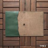 RS // Safari Brown w/ Tropical Green Full Pocket Journal Cover - A5