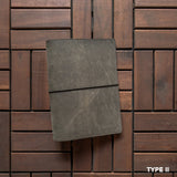 RS // Safari Brown w/ Tropical Green Full Pocket Journal Cover - A5