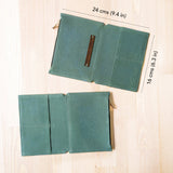 Sage Green Fabric Pocket Insert - A6