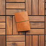 RS // Savannah Tan w/ Forest Green TN Journal Cover - Passport