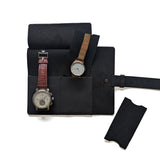 2 Slot Watch Roll - Shadow Black