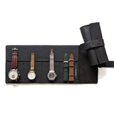 4 Slot Watch Roll - Shadow Black