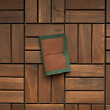RS // Tropical Green w/ Tan Pocket TN Journal Cover - Passport