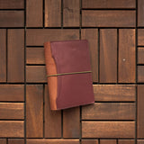 RS // Tuscan Tan w/ Mauve Pocket Journal Cover - A6