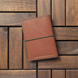 RS // Tuscan Tan w/ Pine Green Pockets TBC Travellers Journal - Passport