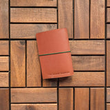 RS // Tuscan Tan w/ Forest Green & Sunshine Yellow TN Journal Cover - Passport