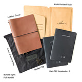 Tuscan Tan TBC Travellers Journal | A5 [Italian Vachetta]