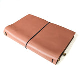 Tuscan Tan TBC Travellers Journal | A5 [Italian Vachetta]