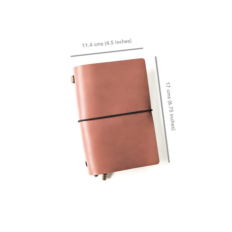 Tuscan Tan TBC Travellers Journal | A6 [Italian Vachetta]