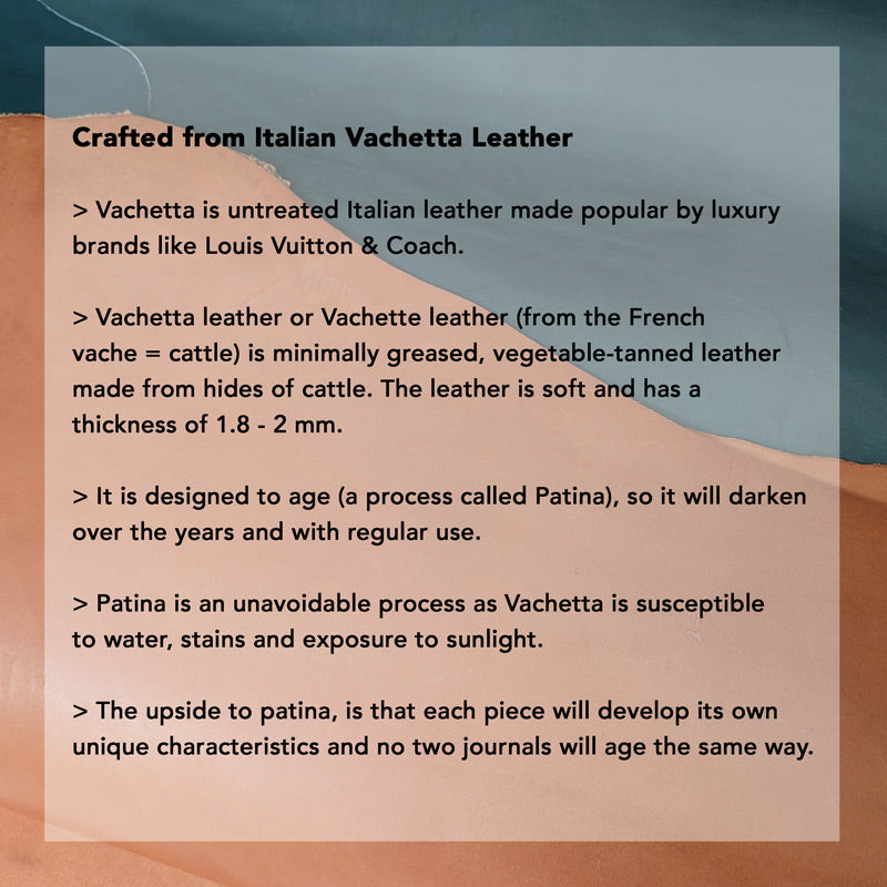 Tuscan Tan TBC Travellers Journal | Slim [Italian Vachetta]