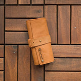 4 Slot Watch Roll - Windsor Tan