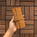 2 Slot Watch Roll - Windsor Tan