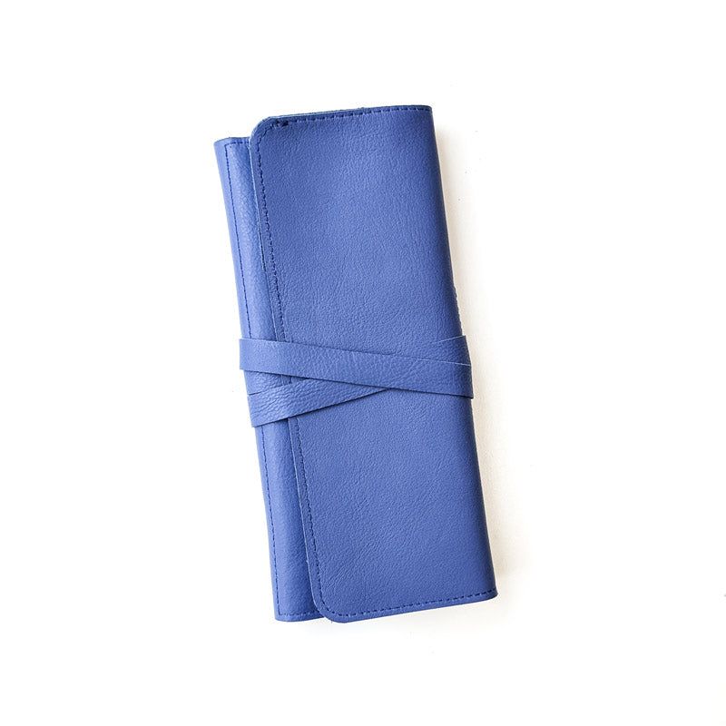 Artists' Tool Roll - Cornflower Blue - The Black Canvas