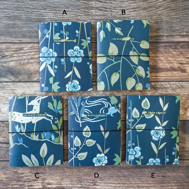 Blue Lagoon Kraft Notebooks - A5 - The Black Canvas