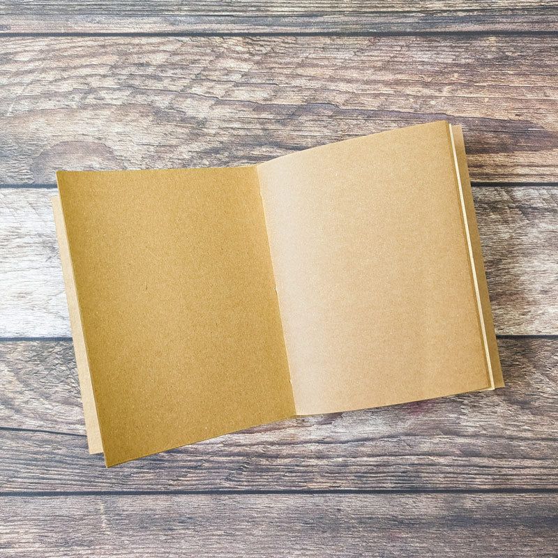 Blue Lagoon Kraft Notebooks - A5 - The Black Canvas
