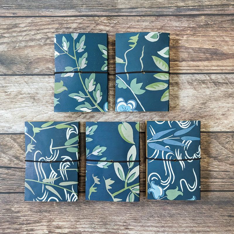 Blue Lagoon Kraft Notebooks - A6 - The Black Canvas