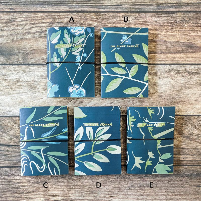 Blue Lagoon Kraft Notebooks - A6 - The Black Canvas