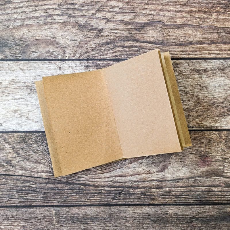 Blue Lagoon Kraft Notebooks - A6 - The Black Canvas