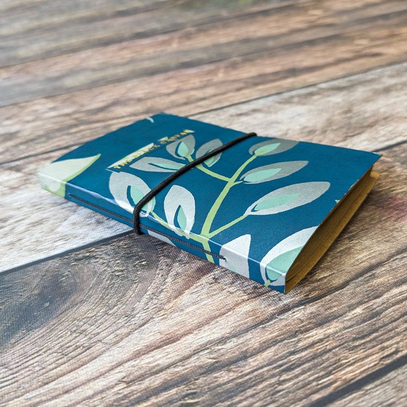 Blue Lagoon Kraft Notebooks - A6 - The Black Canvas