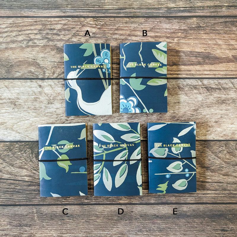 Blue Lagoon Kraft Notebooks - Passport - The Black Canvas