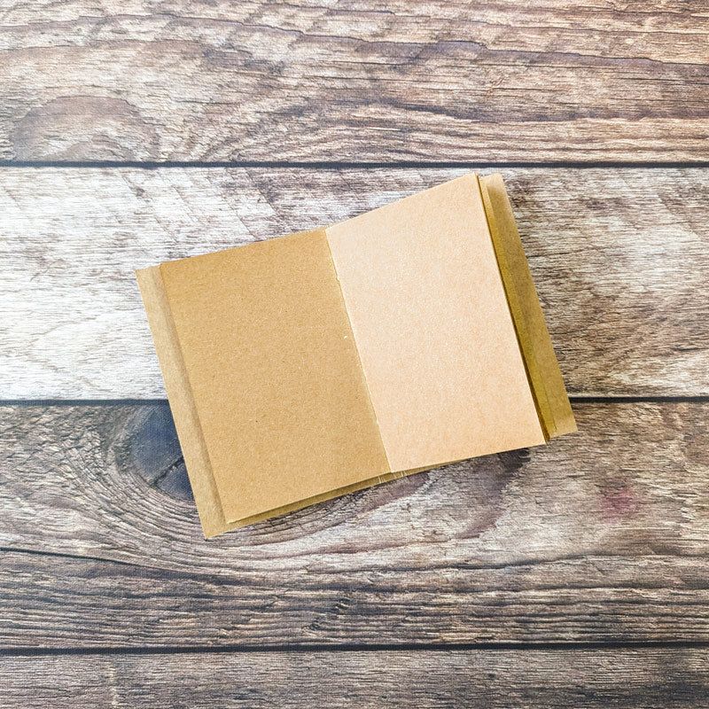 Blue Lagoon Kraft Notebooks - Passport - The Black Canvas