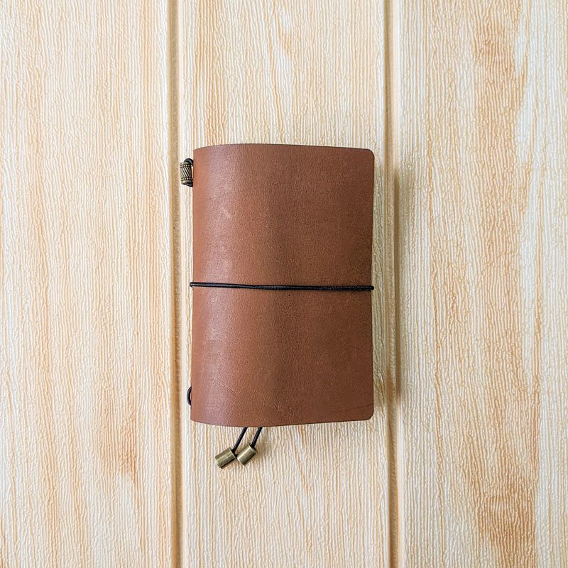 Chestnut Tan TBC Travellers Journal | Passport - The Black Canvas