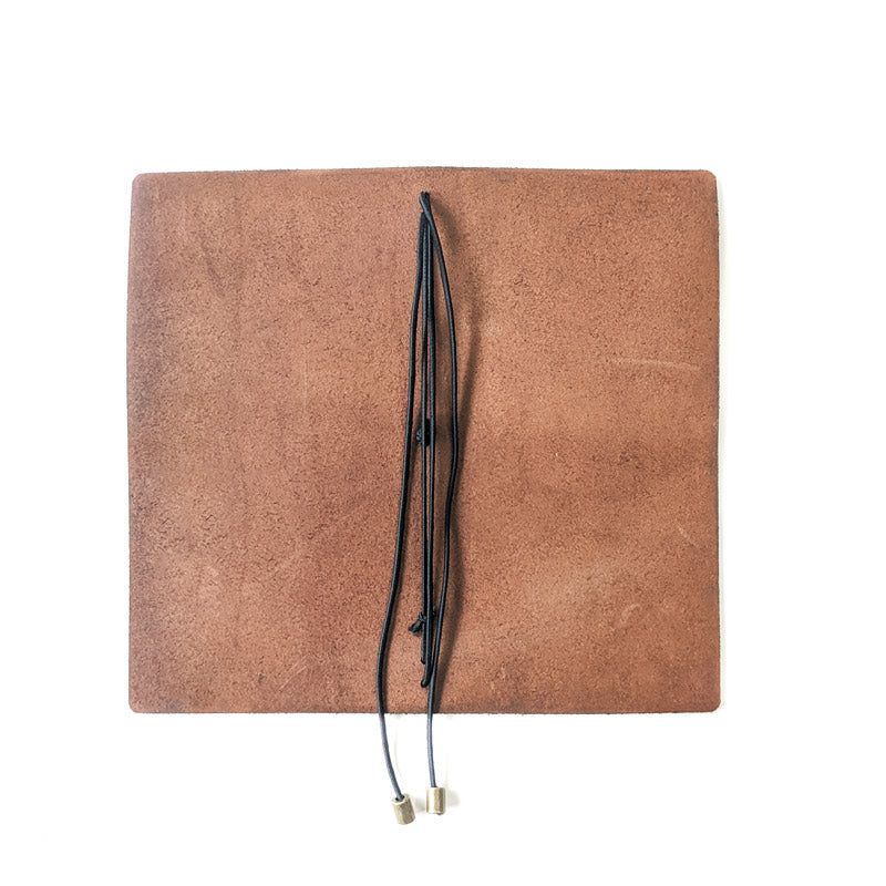 Chestnut Tan TBC Travellers Journal | Slim - The Black Canvas