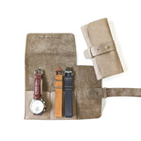 Leather Watch Roll Bundle - Small | Set of 2 - The Black Canvas
