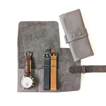 Leather Watch Roll Bundle - Small | Set of 2 - The Black Canvas