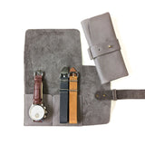 Leather Watch Roll Bundle - Small | Set of 2 - The Black Canvas