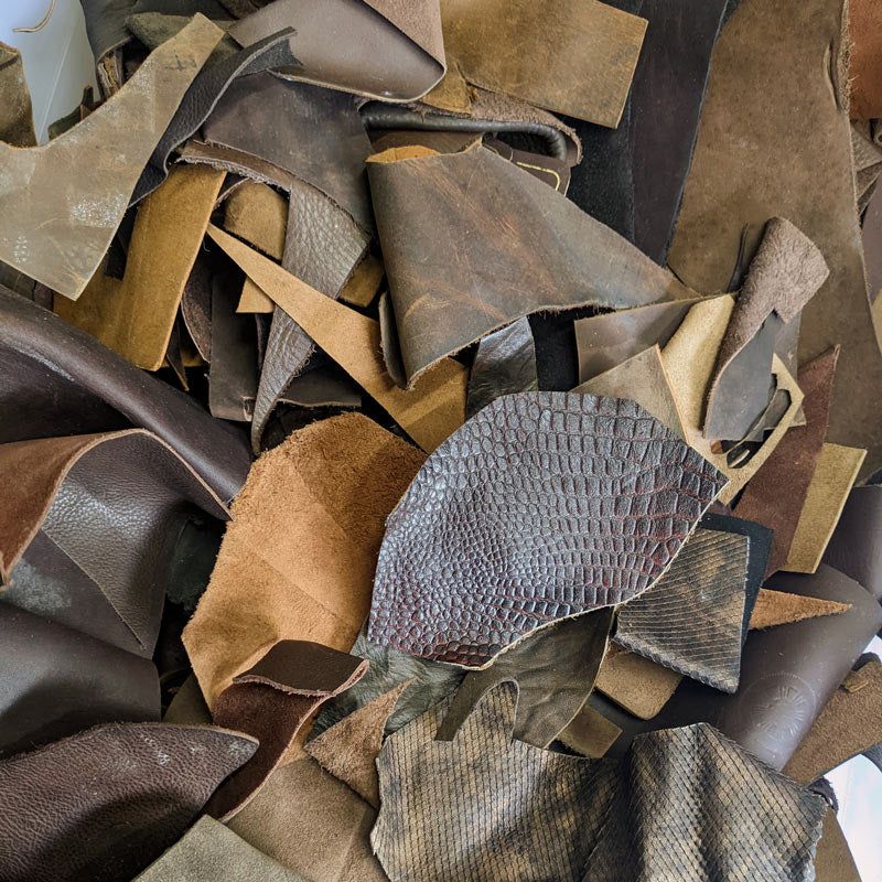 DIY Leather Trims - Brown - The Black Canvas