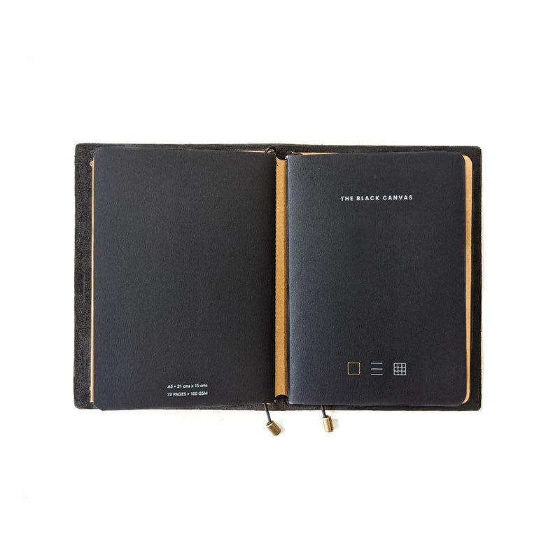 Hunter Green TBC Travellers Journal | A5 - The Black Canvas